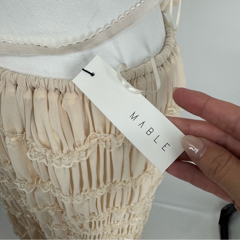 NWT Mable skirt top maxi set butter yellow - Picture 9 of 11